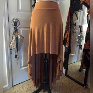 High Low Bamboo Skirt